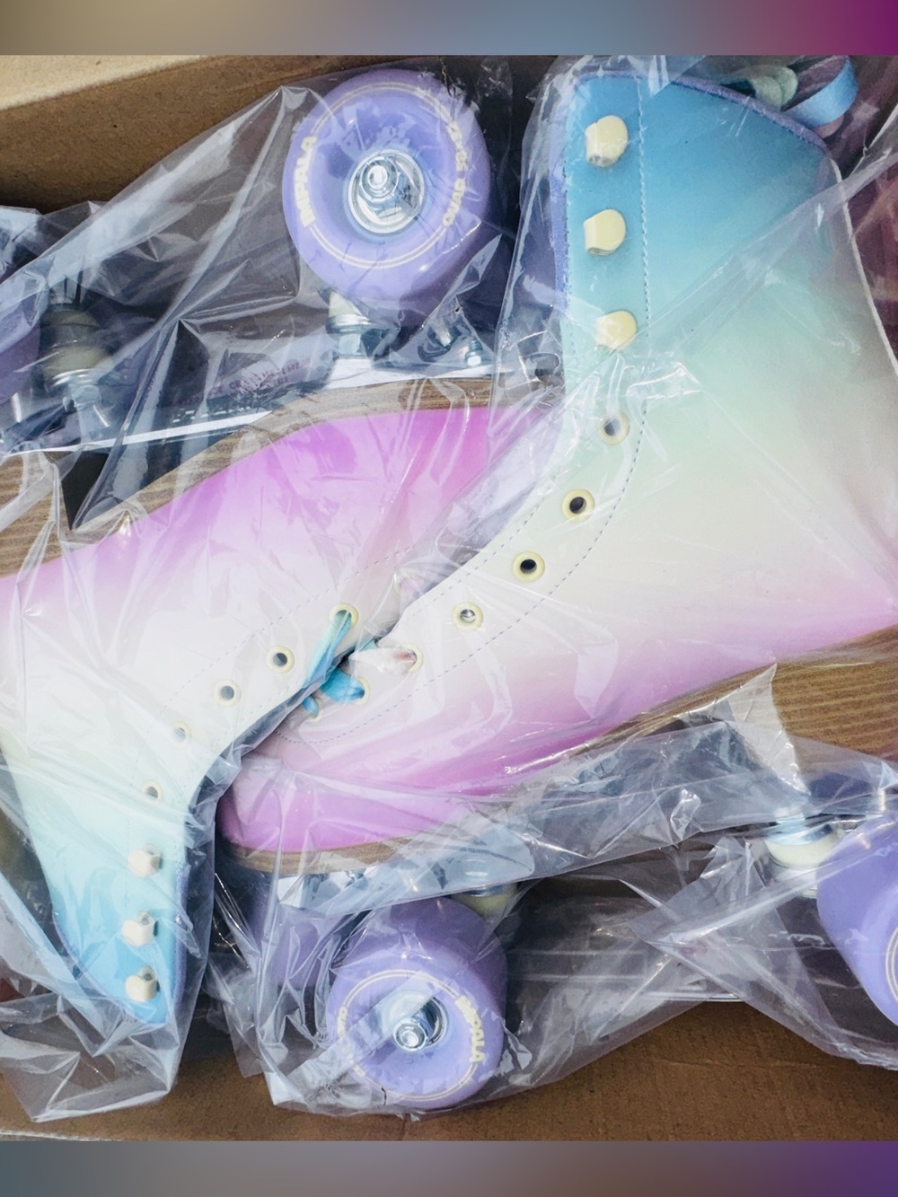 Impala Quad Roller Skates Pastel Fade Ombre Women’s Size 10 NIB 58mm 82A Retro